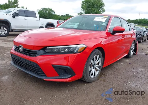 2022 Honda Civic Lx z USA, uszkodzony, nr VIN 2HGFE2F26NH511684